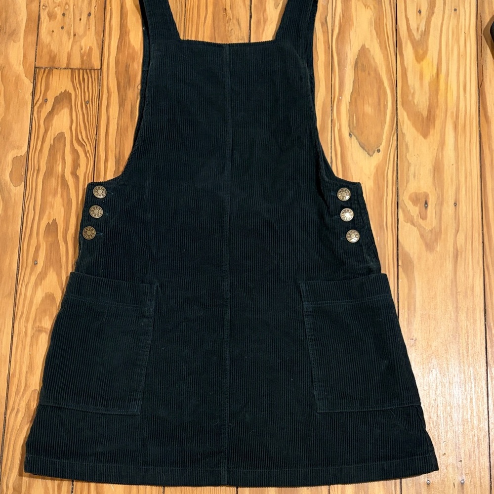 BDG Forest Green Corduroy Jumper Dress